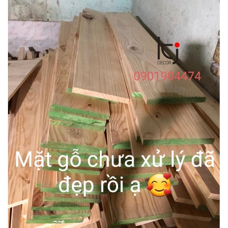 - THANH GỖ THÔNG DÀI 120x19.5x2 CM LÁNG MỊN 4 MẶT
