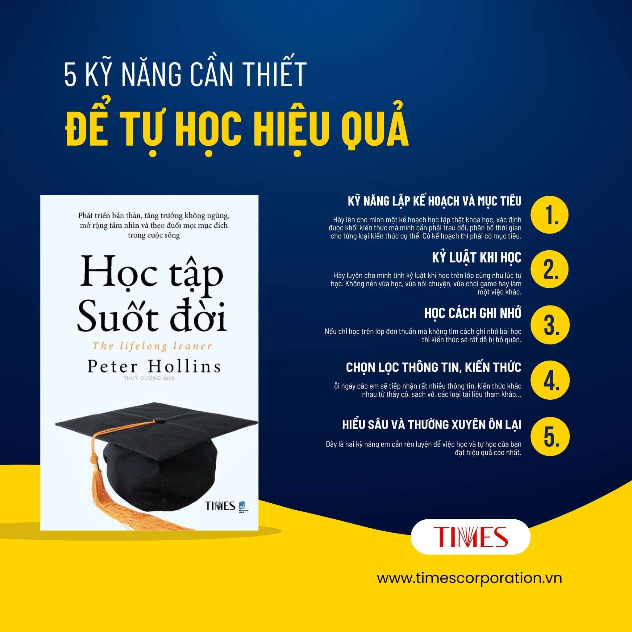 Học Tập Suốt Đời - Phát triển bản thân, tăng trưởng không ngừng, mở rộng tầm nhìn