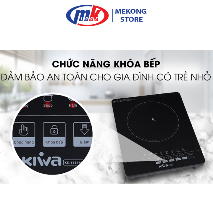 BẾP HỒNG NGOẠI KIWA KE-1151AB - Hàng chính hãng