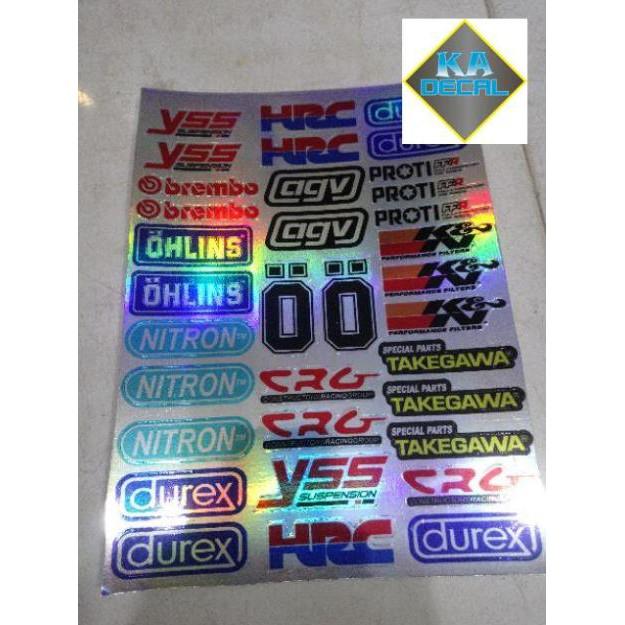 Tem tấm logo 7 màu in