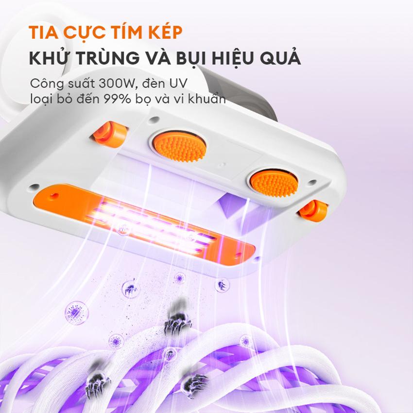 Máy hút bụi đệm giường diệt khuẩn Gaabor VCD10M-WH02A - Hàng chính hãng