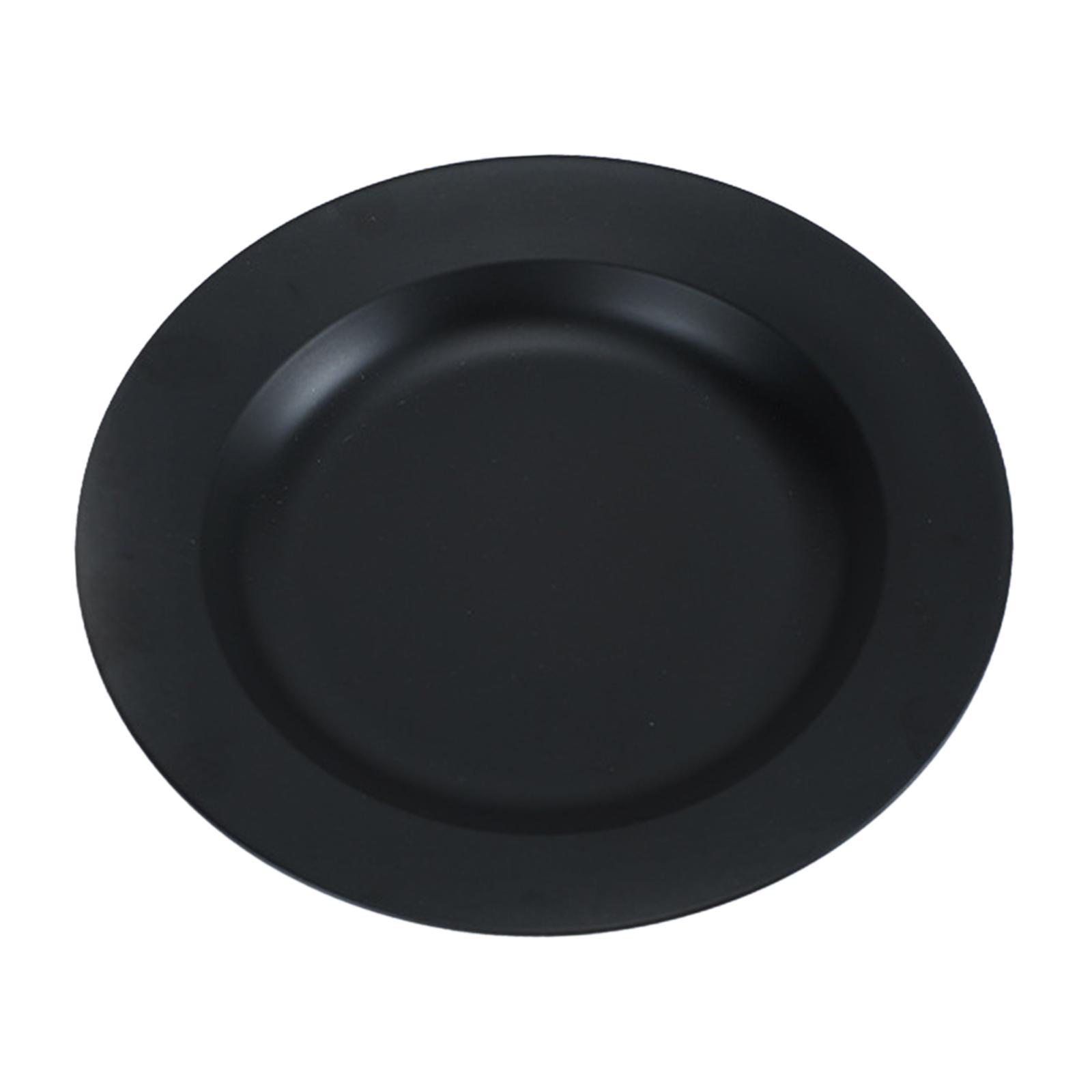 Round Tableware Plate Dinner Cookware Camping Dish for Fishing Picnic Indoor