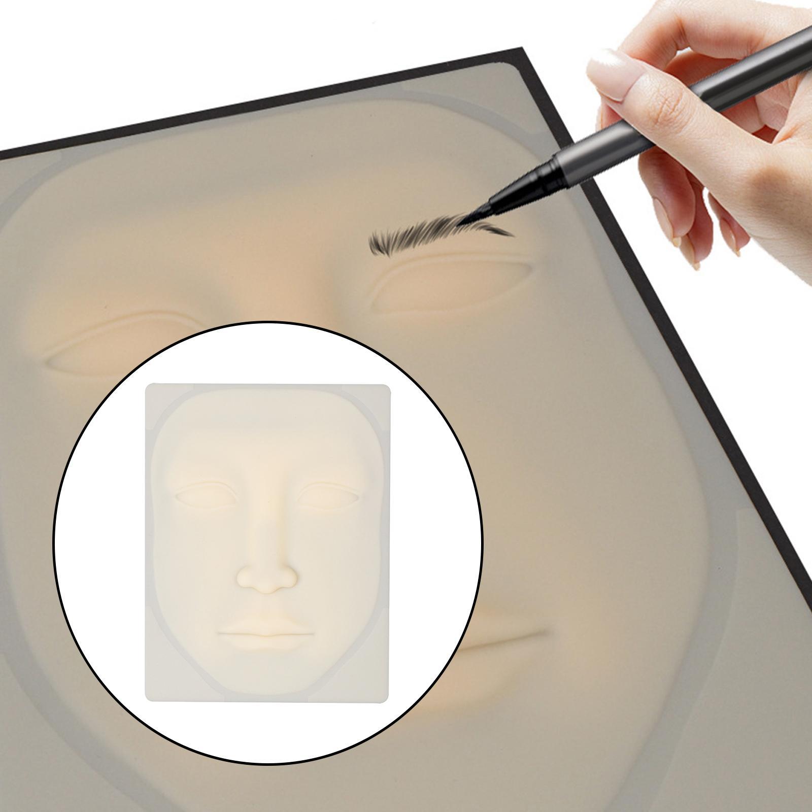 3D Silicone Eyebrow Eyeliner Practice  Makeup for Beautician Novice