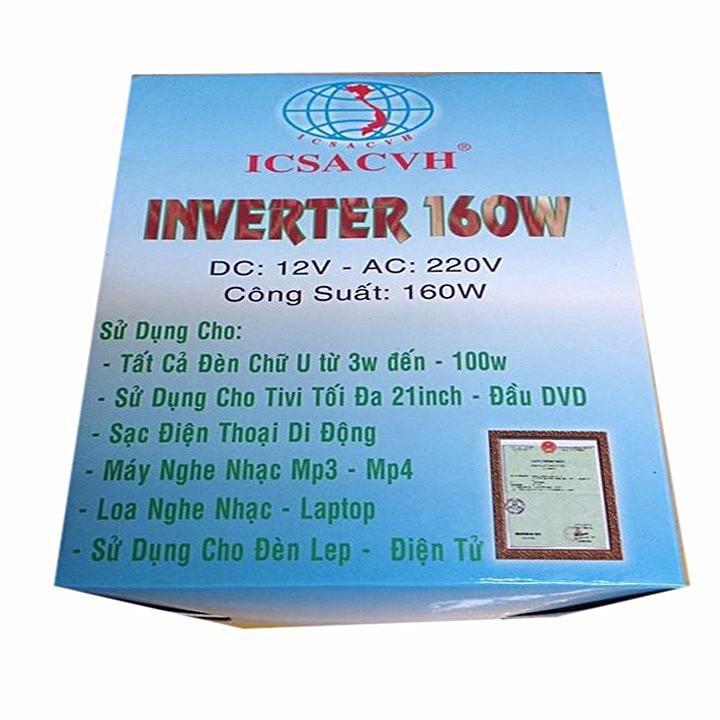 Bộ Chuyển Điện Inverter 12V Ra 220V Công Suất 160W