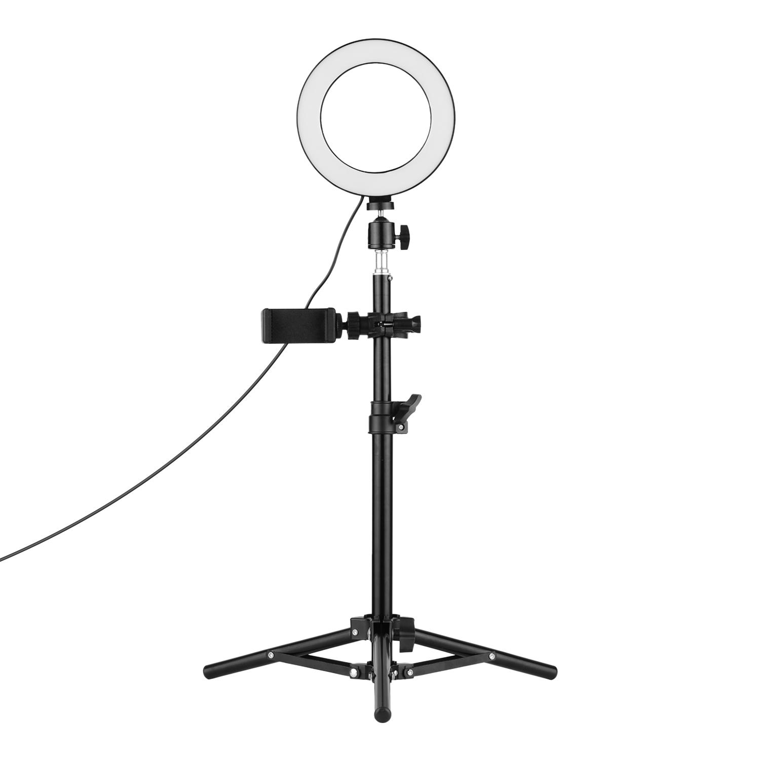 Đèn livestream 16cm 3000K-6500K Điều khiển từ xa