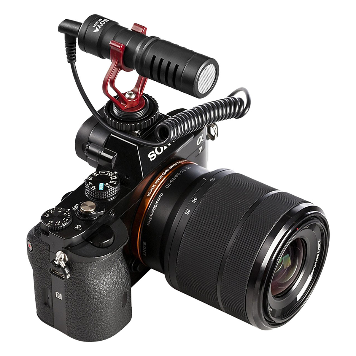 Micro Thu Âm Đa Năng dành cho điện thoại, máy ảnh live stream Boya MM1  - Hàng Chính Hãng