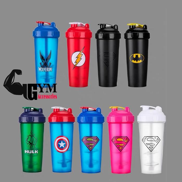 Bình lắc thể thao shake bottle Super Hero