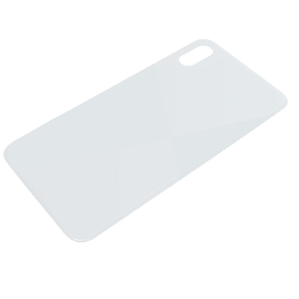For Apple iPhone X 10 Battery Back Cover Rear Glass - With Adhesive white