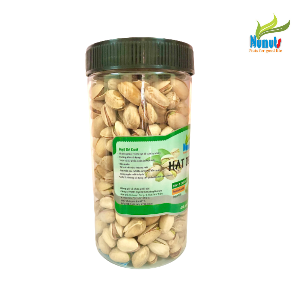 Hạt Dẻ Cười Mỹ Nunuts (LOẠI 1, KHÔNG TẨY TRẮNG)  (500g/hộp)