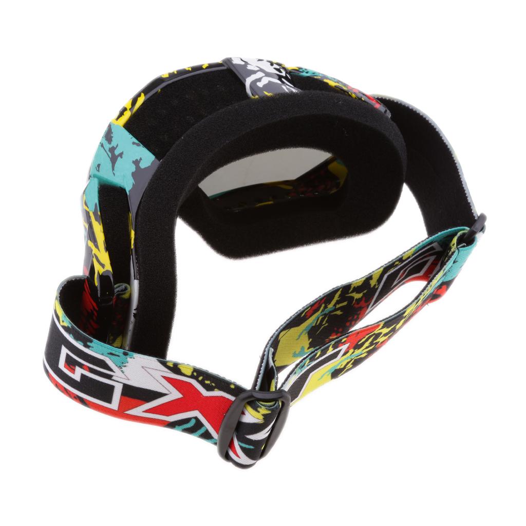 Motorcycle Motocross Windproof Anti-Fog Dustproof Goggles Colorful