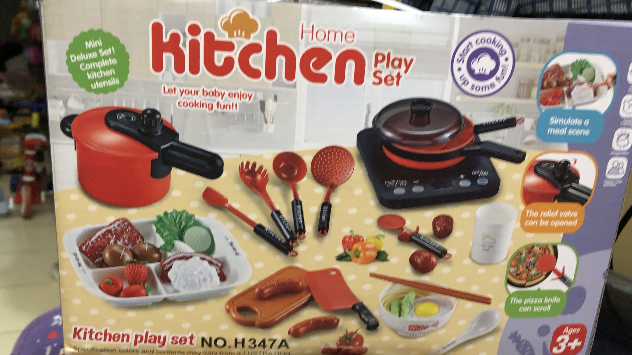 Bộ đồ chơi các dụng cụ trong nhà bếp