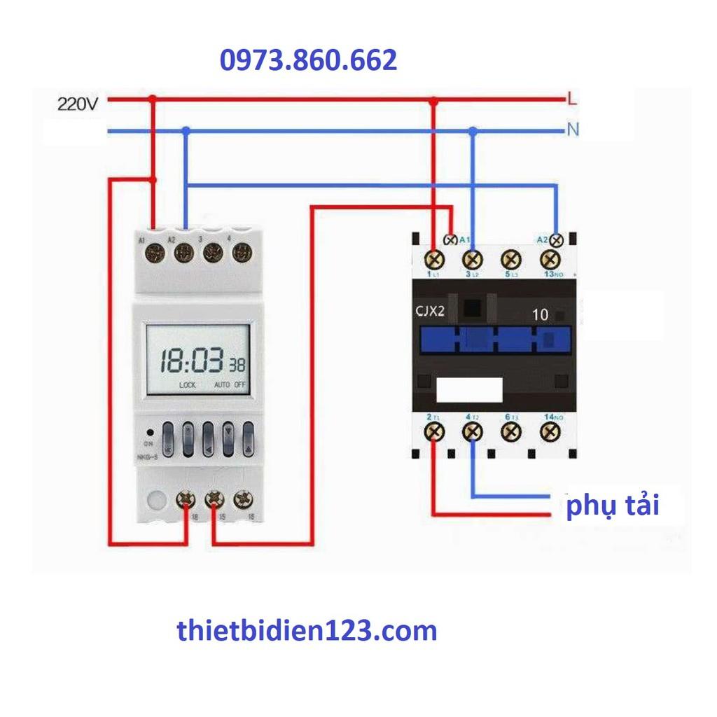 Timer hẹn giờ thời gian chu kỳ tháng - Công tắc hẹn giờ 30 ngày