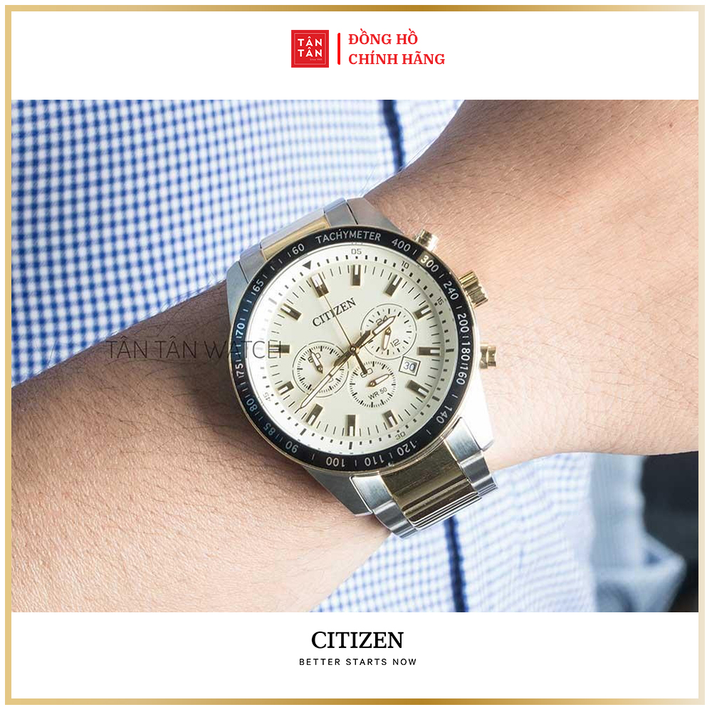 Đồng hồ Nam Citizen Quartz AN8074-52P 44mm