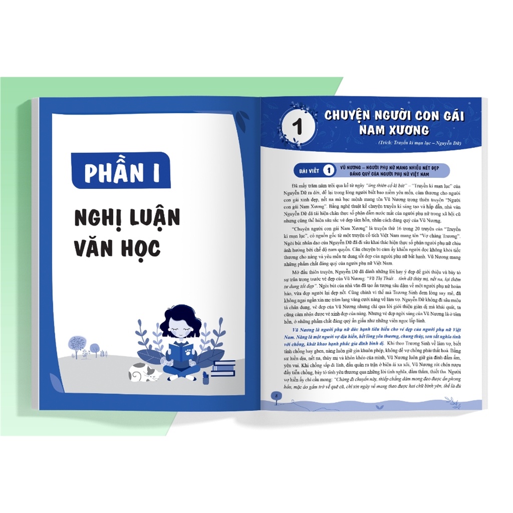 Sách - Luyện thi vào 10 Ngữ Văn - Tuyển chọn bài nghị luận văn học hay theo chủ đề thường gặp ( mg)