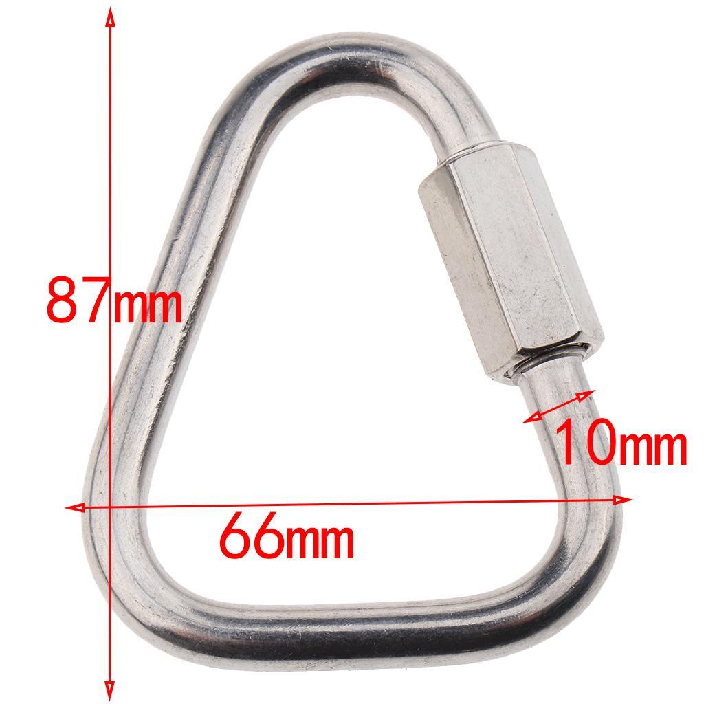 Outdoor Triangle Stainless Steel Carabiner Camping