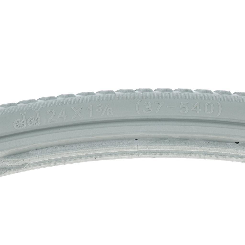2pcs Polyurethane Wheelchair Street Tire Fits Most 24x1 3/8