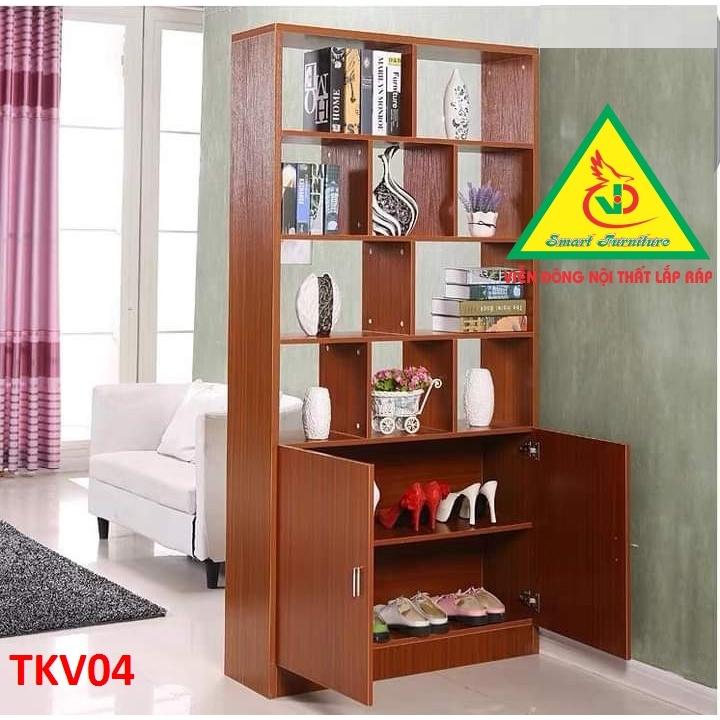 TỦ KỆ TRANG TRÍ KIÊM VÁCH NGĂN TKV03 - Nội thất lắp ráp Viendong Adv