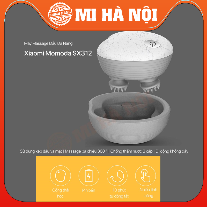 Máy massage đầu đa năng Xiaomi Momoda SX312 - Hàng chính hãng