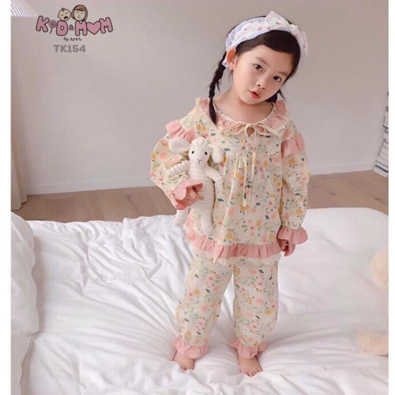 pijama cổ sen cao cấp cho bé iu