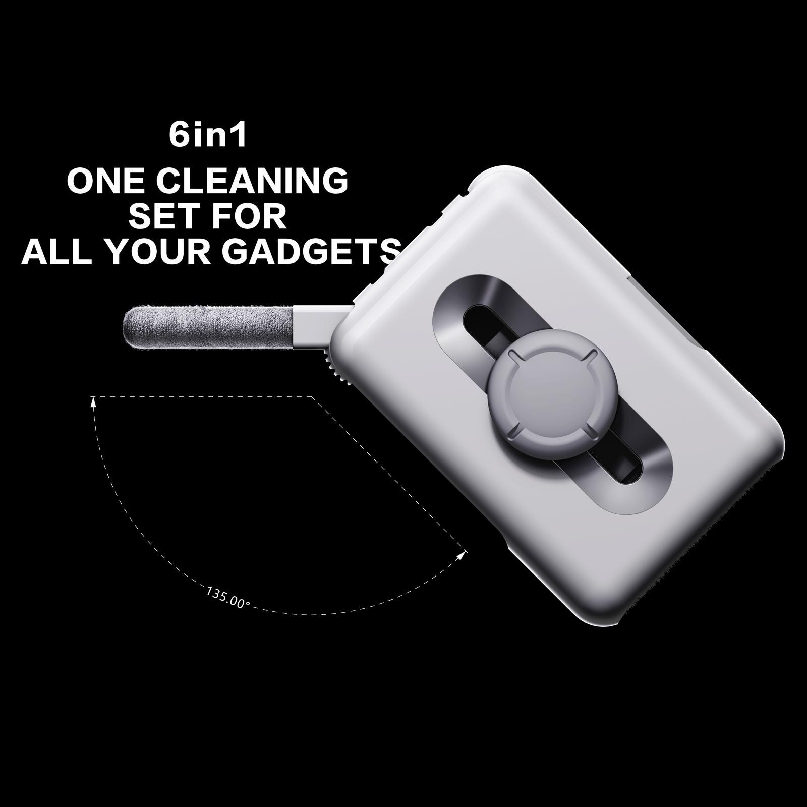 Keyboard Cleaning Tool Set Keycap Puller Clip Cleaner Pen Sliding Design for Speaker