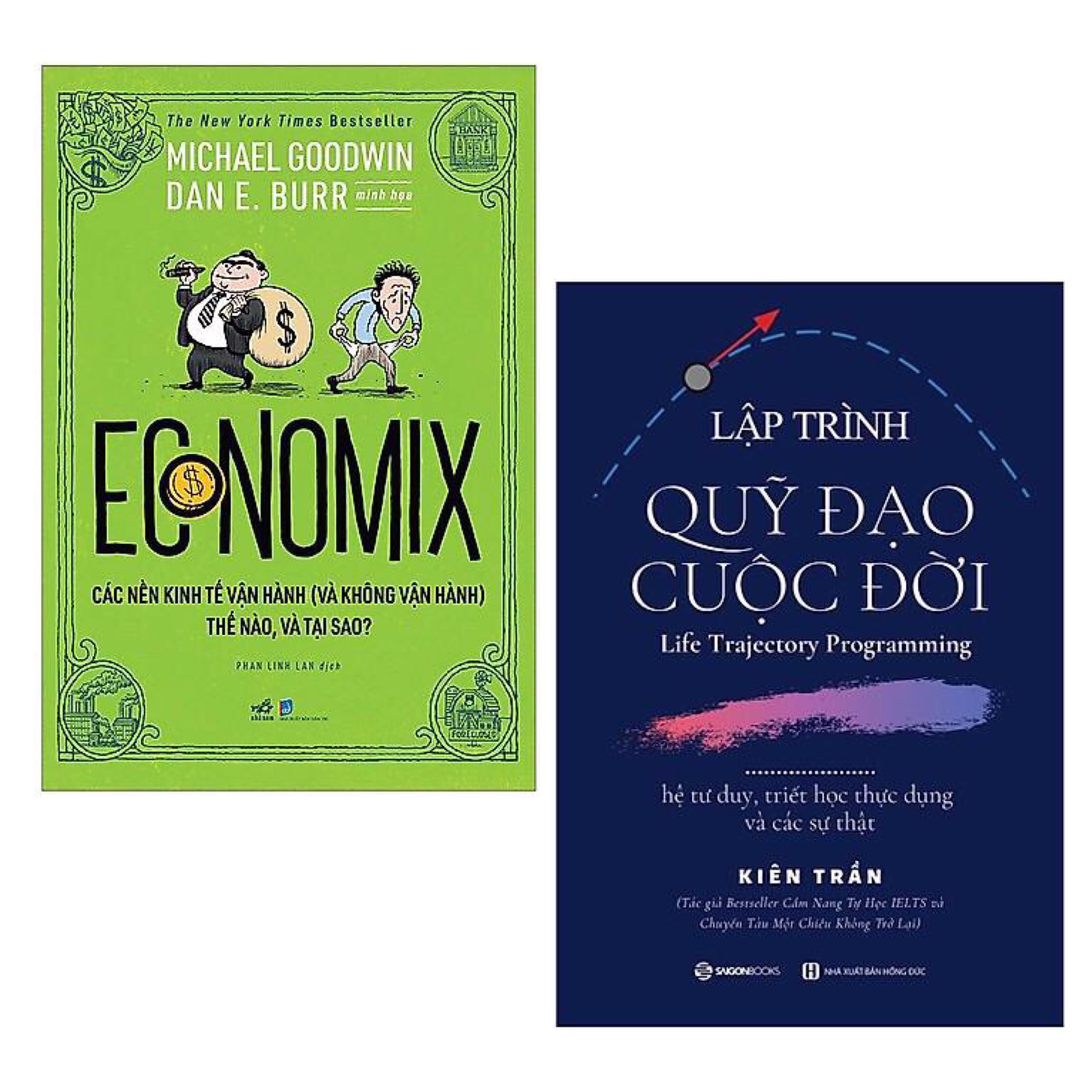 Combo Sách Kỹ Năng Sống - Kỹ Năng Làm Việc Thay Đổi Cuộc Đời: Economix - Các Nền Kinh Tế Vận Hành Thế Nào Và Tại Sao? + Lập Trình Quỹ Đạo Cuộc Đời