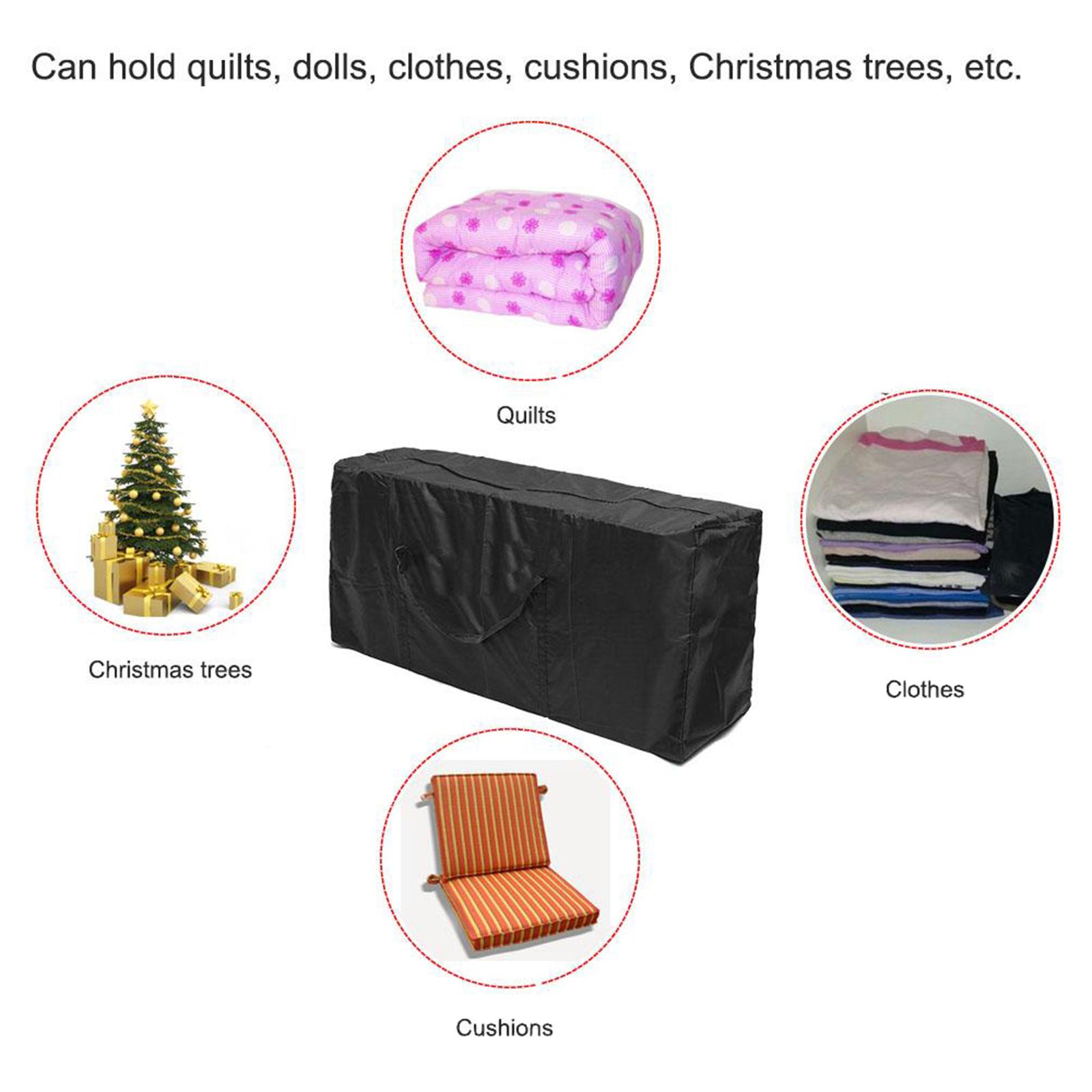 Heavy Duty Christmas Tree Storage Bag with Zipper Waterproof Protects from Moisture & Dust