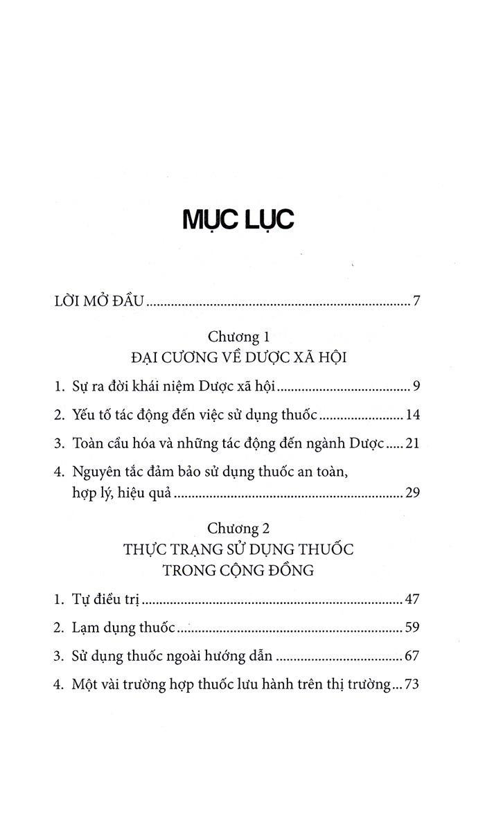 Dược Xã Hội - Sử Dụng Thuốc An Toàn, Hợp Lý, Hiệu Quả