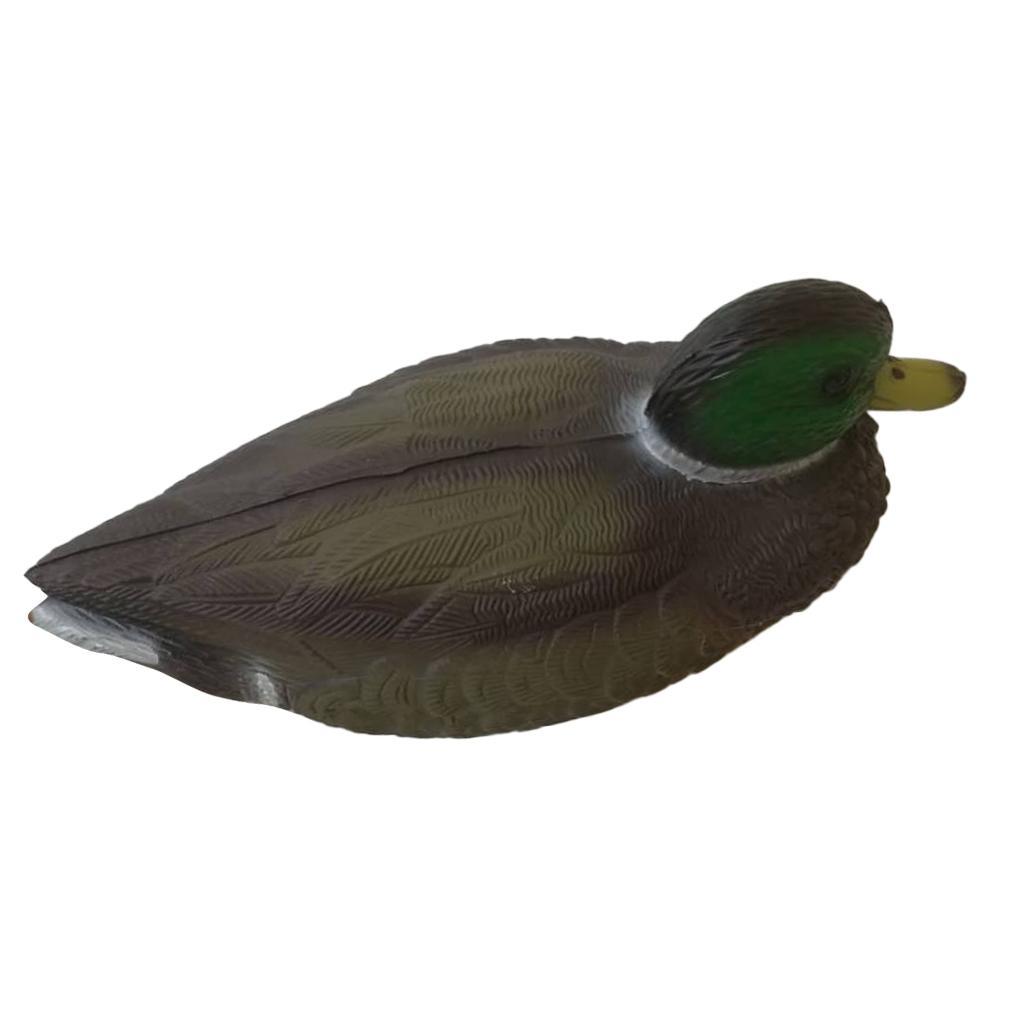 4 Pieces Lifelike Floating Hunting Shooting Drake Duck Decoy Decoying