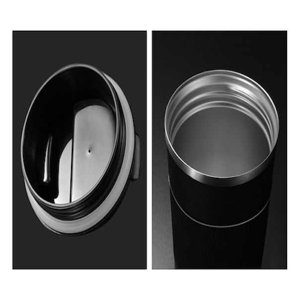 Ly Cafe Thermal Black 510ml Giữ Nhiệt tốt FDA