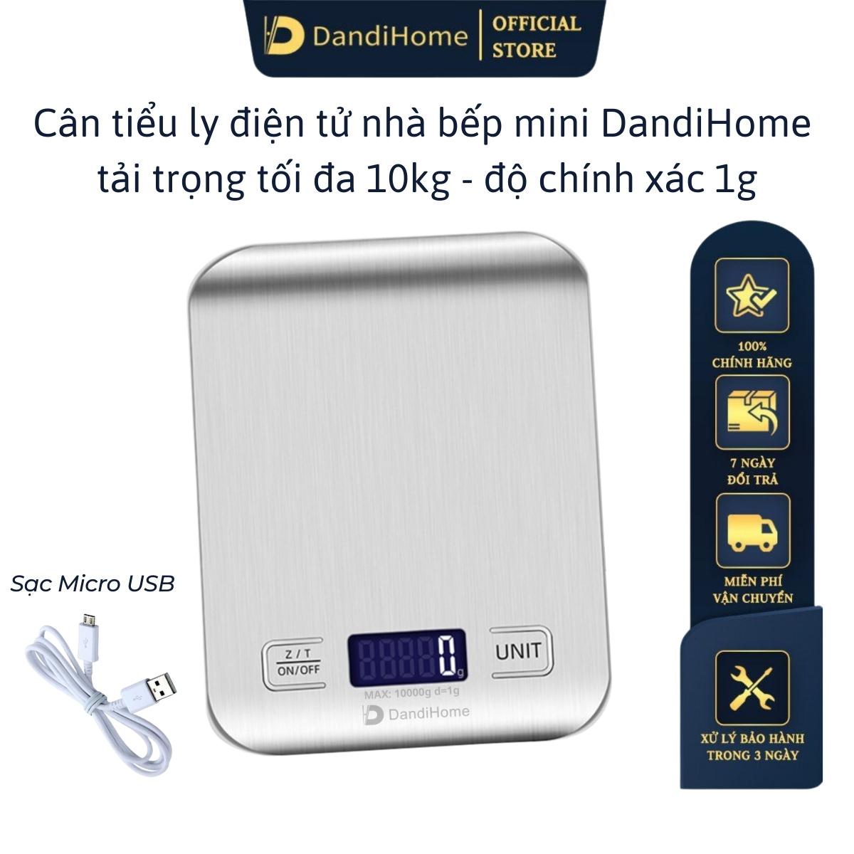 Cân tiểu ly điện tử mini nhà bếp, cà phê DandiHome có độ chính xác cao