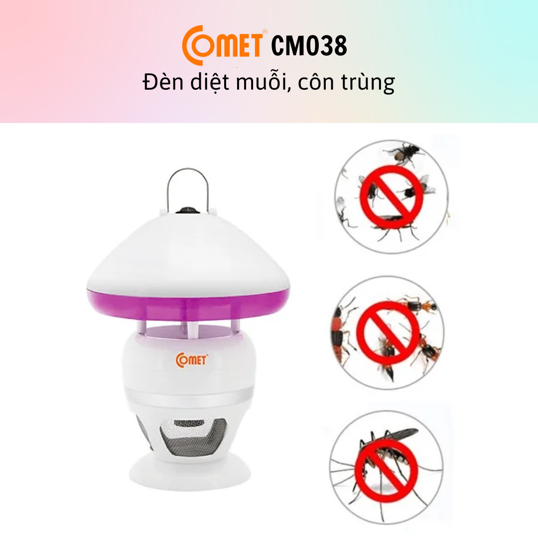 Đèn Diệt Muỗi Đa Năng Comet CM038 - Hàng Chính Hãng