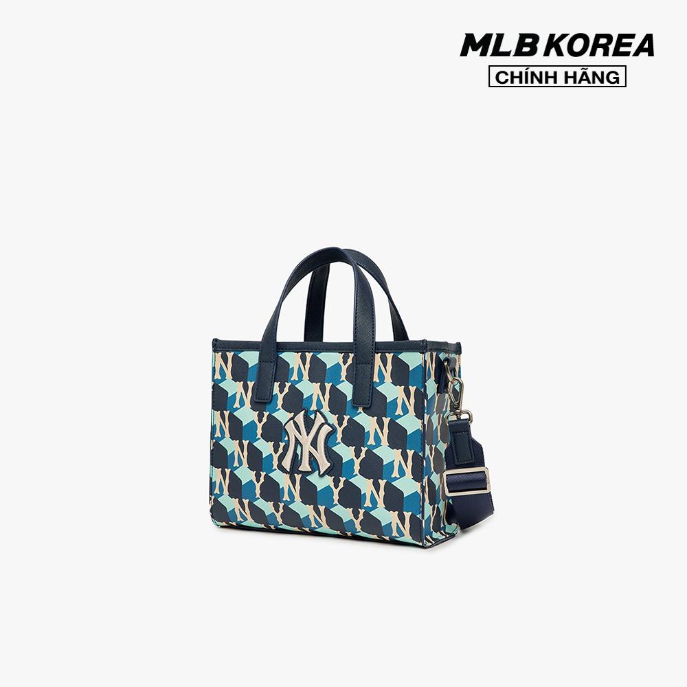 MLB - Túi tote chữ nhật Cube Monogram Small 3AORS022N-50GND