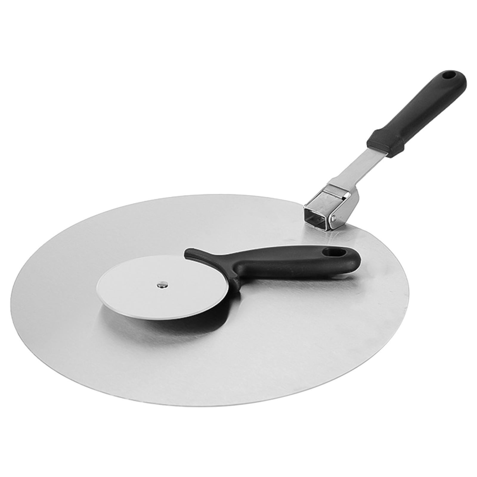 Foldable Pizza Shovel Pizza Spatula with Handle for Home Baking Pizza Cake