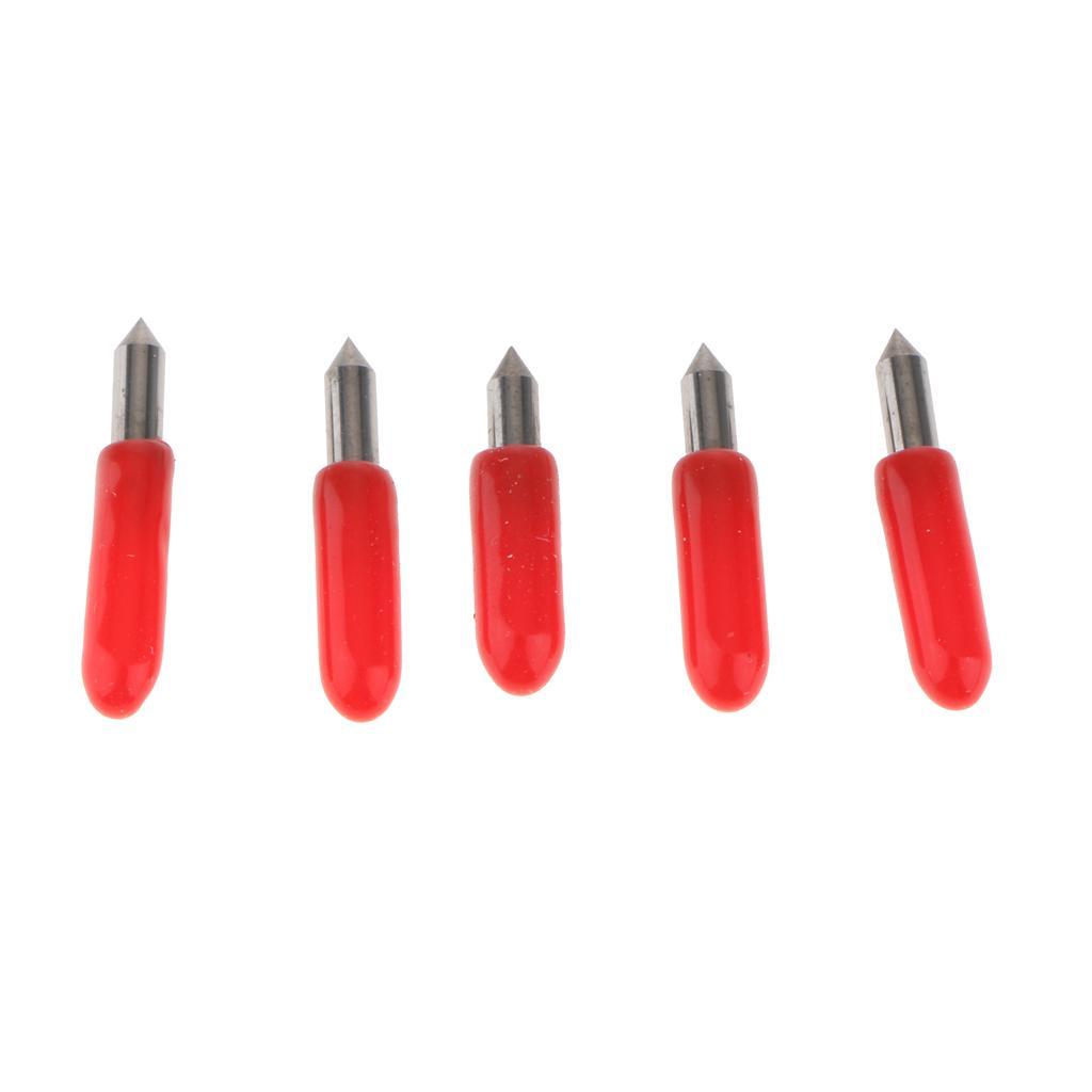 5 PCS LOLINE Lettering/Computer Lettering Blades Tungsten Steel Cutter
