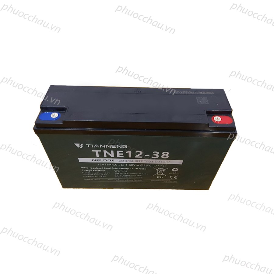 Ắc Quy Thiên Năng Tianneng TNE12-38 , ắc quy dùng cho Xe điện, UPS, Năng lượng mặt trời