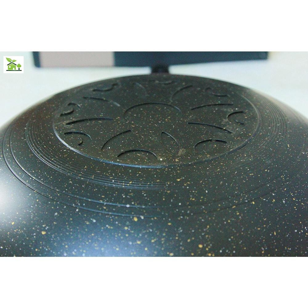 Chảo chống dính sâu lòng đá hoa cương Coopia Hàn Quốc đường kính 32cm, đun trên mọi loại bếp