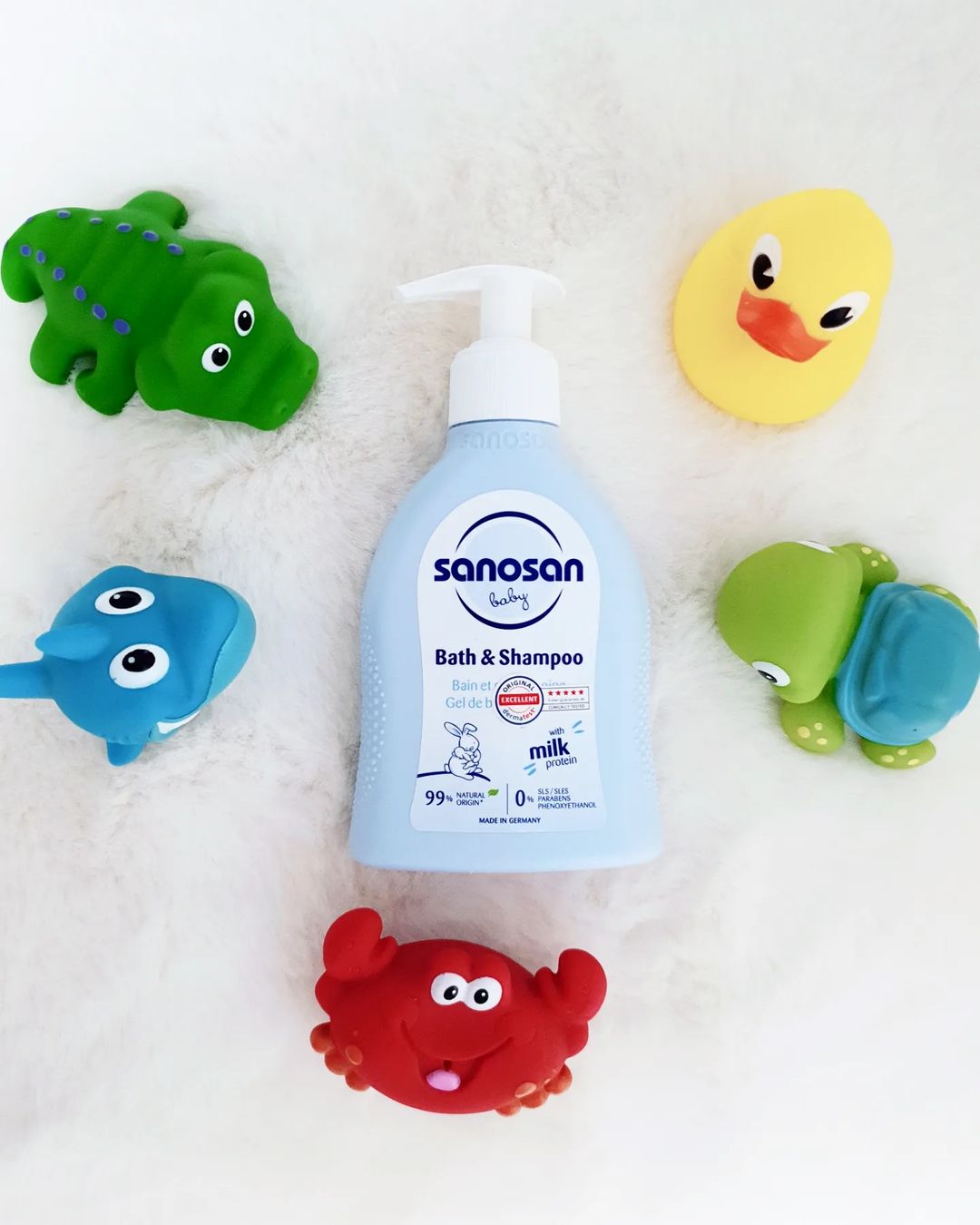 SỮA TẮM GỘI SANOSAN BABY BATH AND SHAMPOO