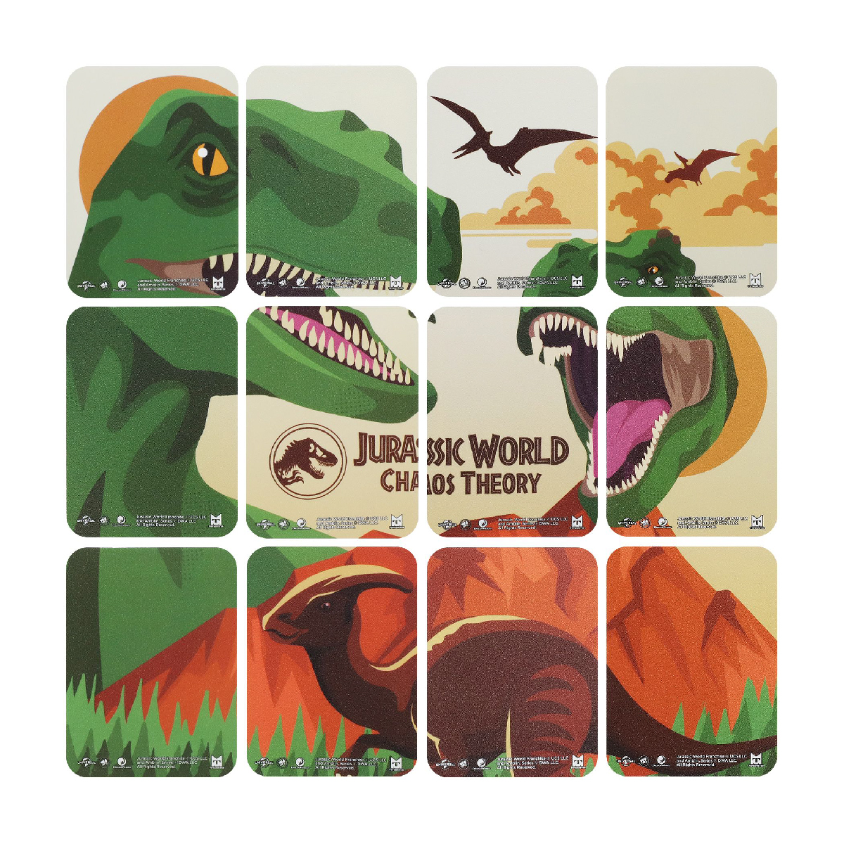Đồ Chơi Trứng Slime Sưu Tập Jurassic World: Thuyết Hỗn Mang TOY MONSTER JW-CT-12PK