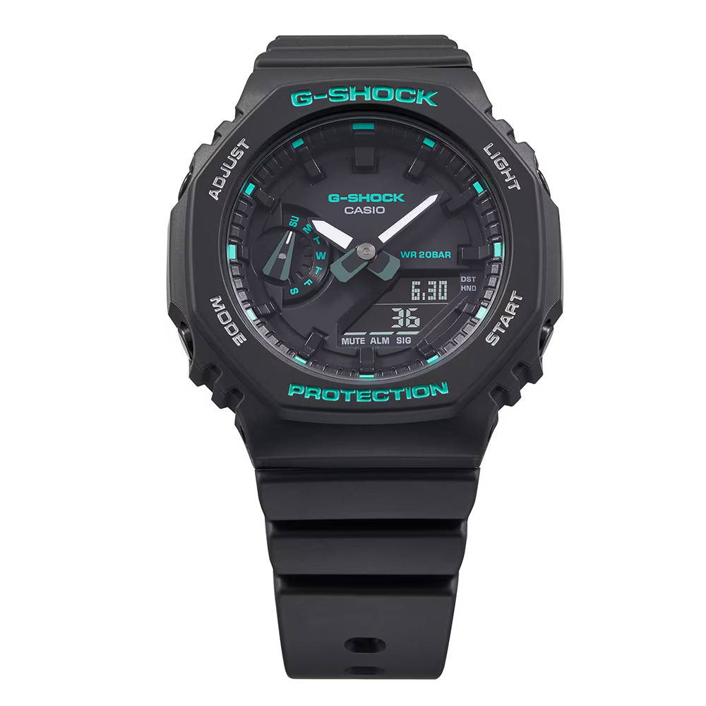 Đồng hồ nữ dây nhựa Casio G-Shock chính hãng GMA-S2100GA-1ADR (42mm)