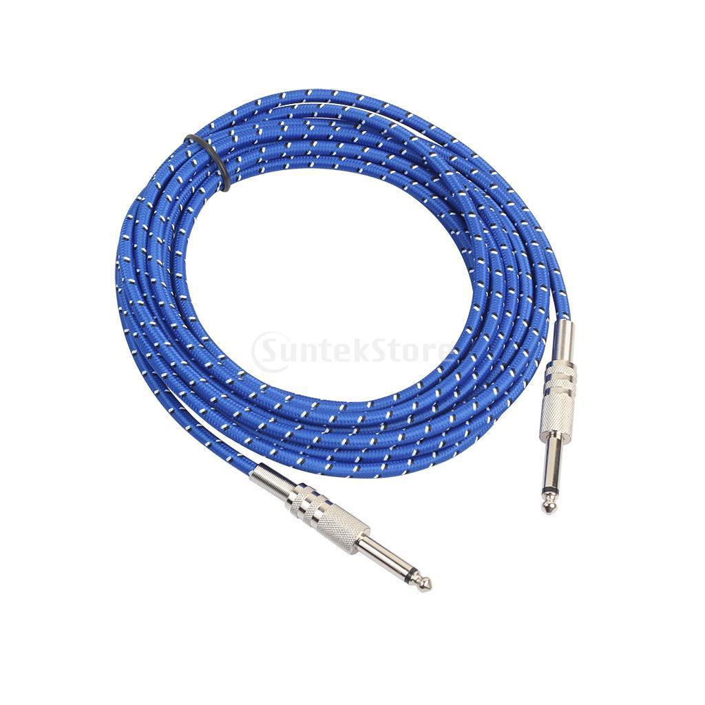1/4" Straight to 1/4"  Plug Guitar Instrument Cable for Amp