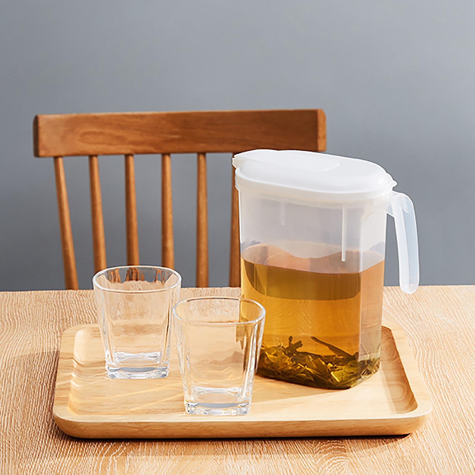 1.8L Large Capacity Cold Water Jug Water Bottles Drink Container for Ice Tea