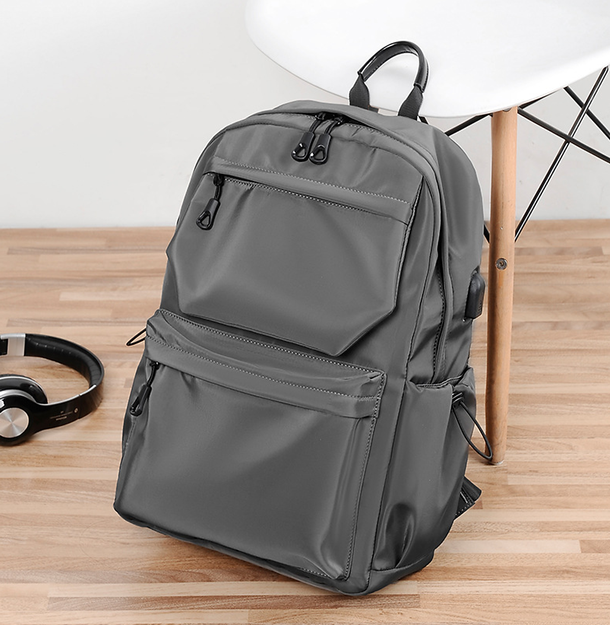 Balo laptop sinh viên vải PVC chống nước Physical