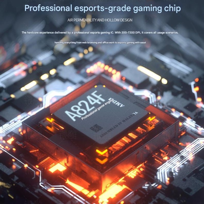 Chuột cơ gaming led RGB 7200DPI G10 mechanical Gaming mouse Esport cho máy tính laptop