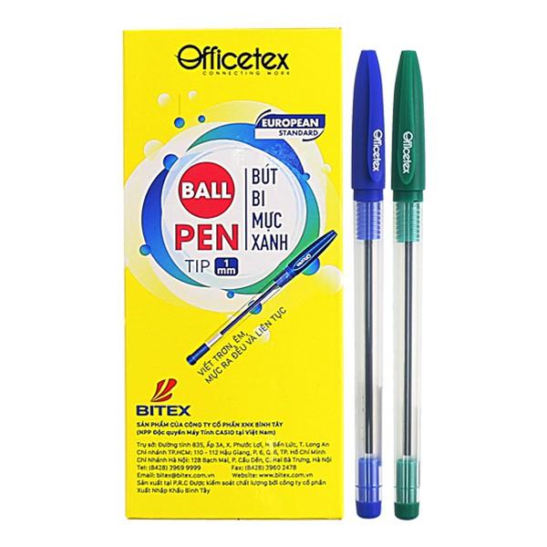 Bút bi mực xanh OT-BP001BU