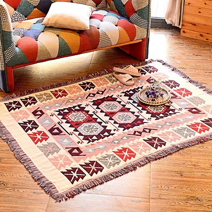 Carpet thảm trang trí nhà - Thổ Cẩm 130x180cm