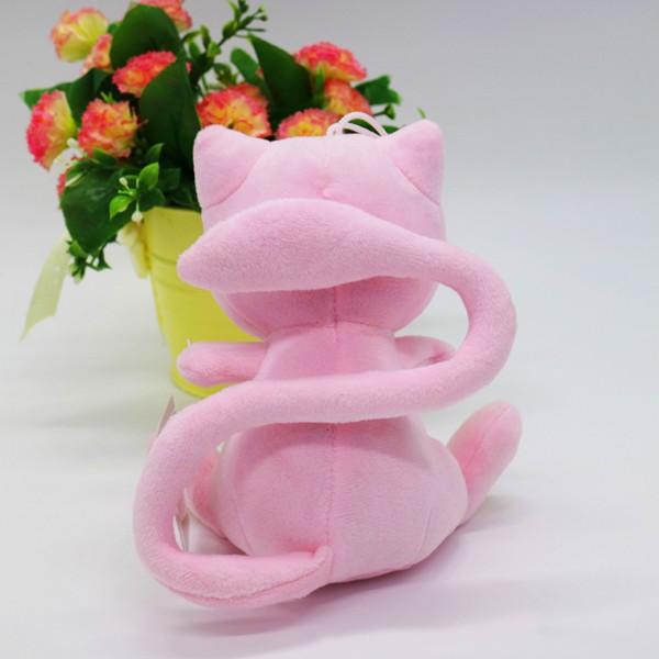 Gấu Bông Pokemon Mèo Mew Hồng Ngồi Dễ Thương Tặng Kèm 1 Ví Bóp Đựng Thẻ Dễ Thương Như Hình