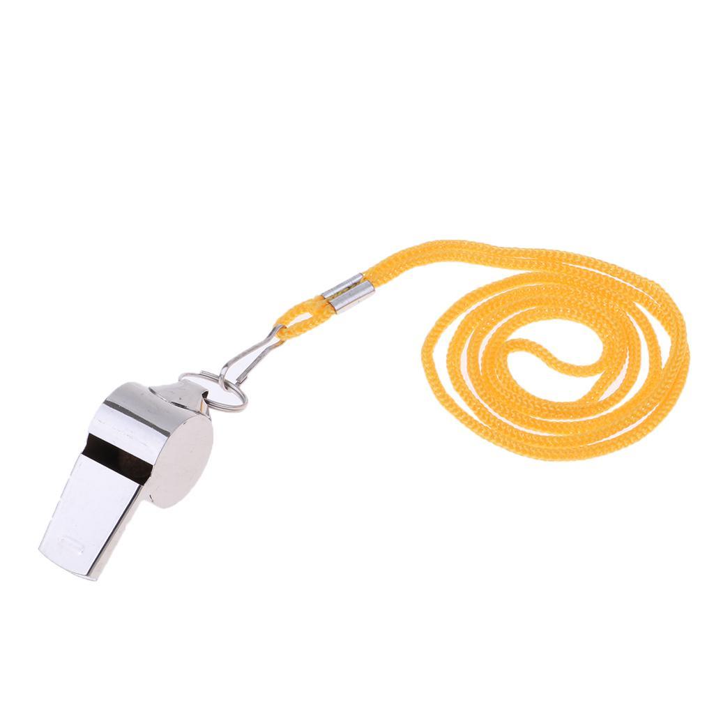 Yellow ABS Whistles Emergency Referee Whistle for Sports Coaches Training