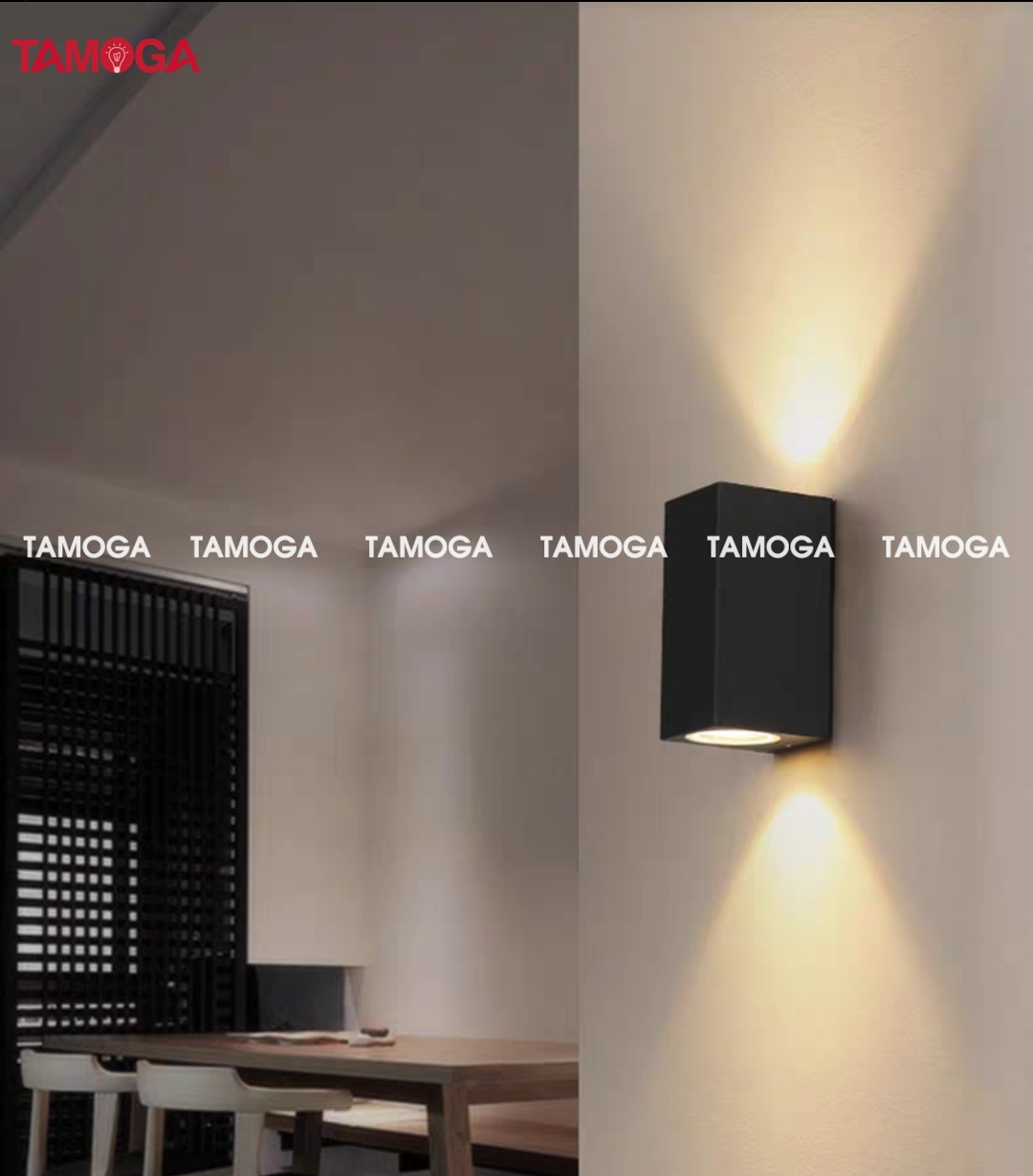 Đèn gắn tường, đèn hắt 2 đầu ngoài trời Chống nước ngoài trời TAMOGA MIKIAS 5769