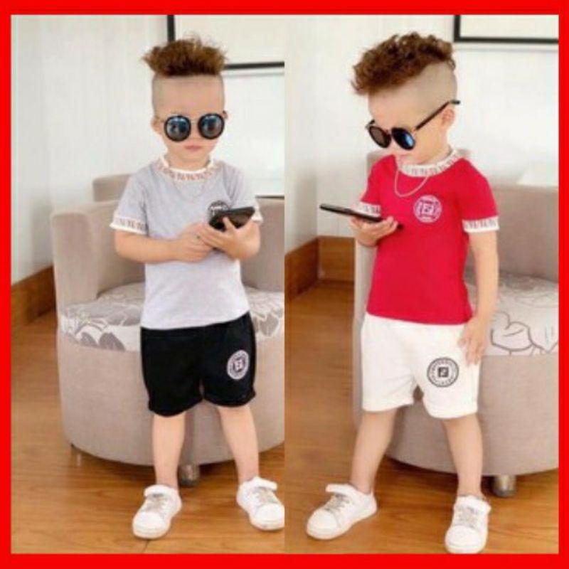 Bộ Cộc Tay Cho Bé Hình Cậu Bé Bút Chì - QATE33