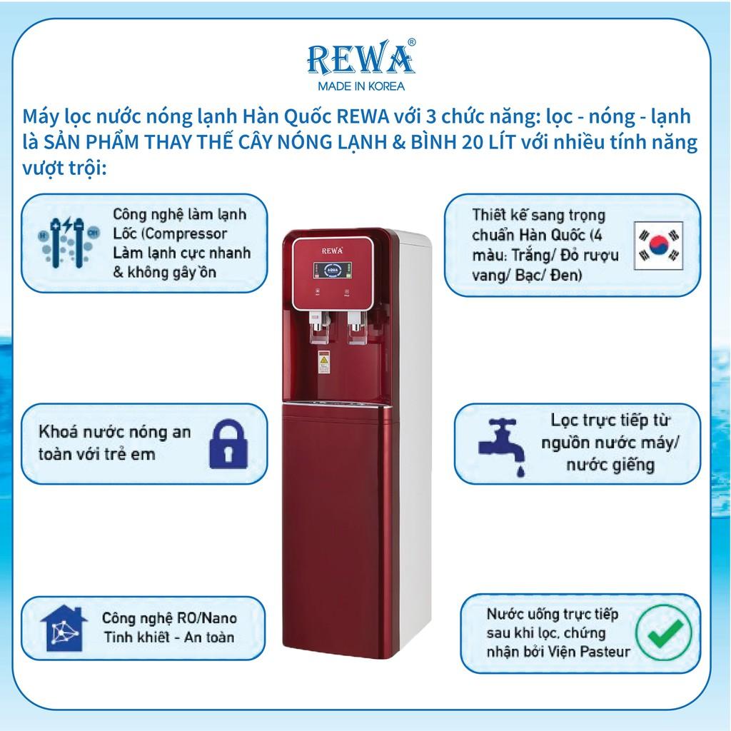 Máy Lọc Nước Nóng Lạnh Hàn Quốc REWA - RW-NA-816 - Hàng chính hãng - Công nghệ Nano/VF
